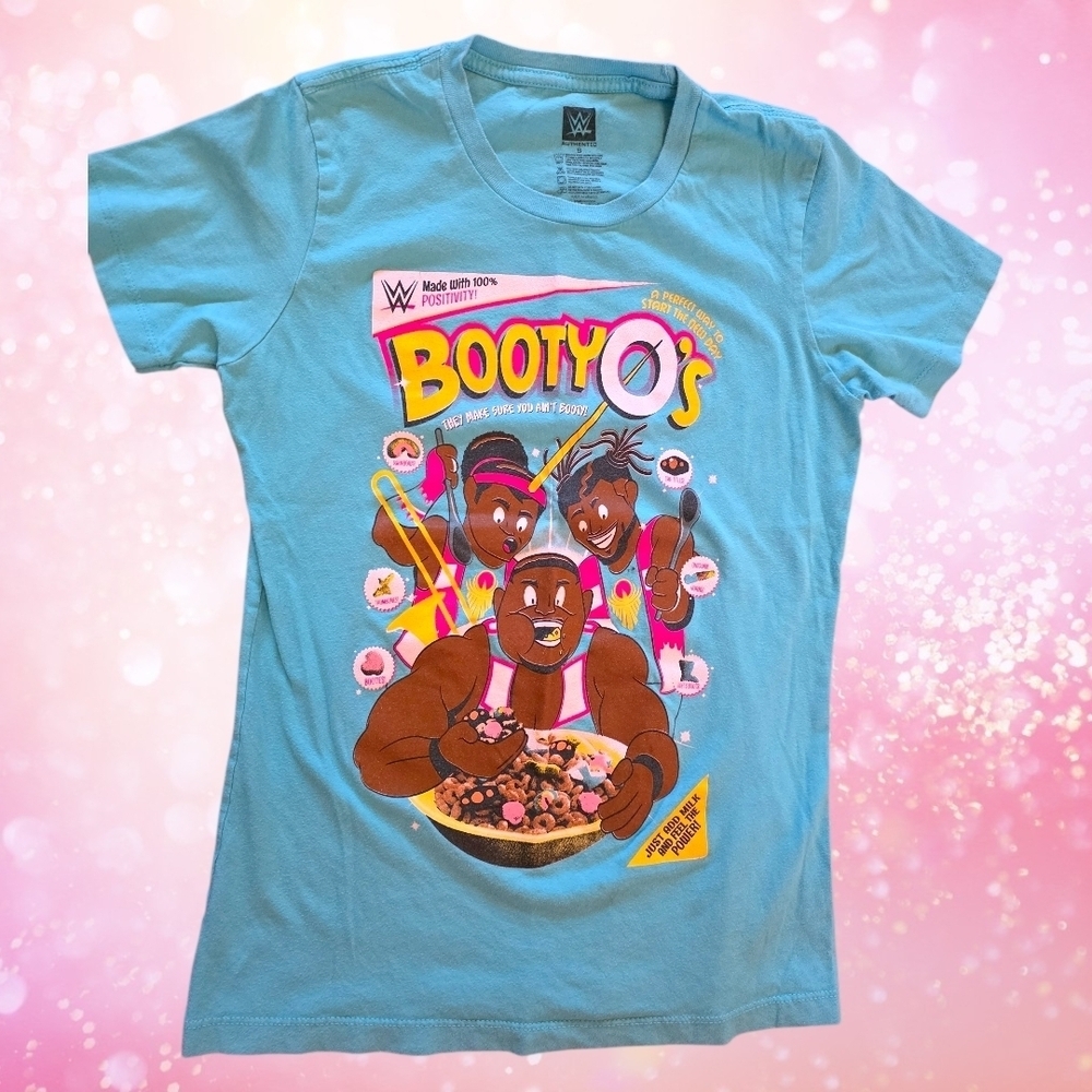 WWE New Day Booty O’s Shirt Youth S Official Authentic Booticorn Era Tee